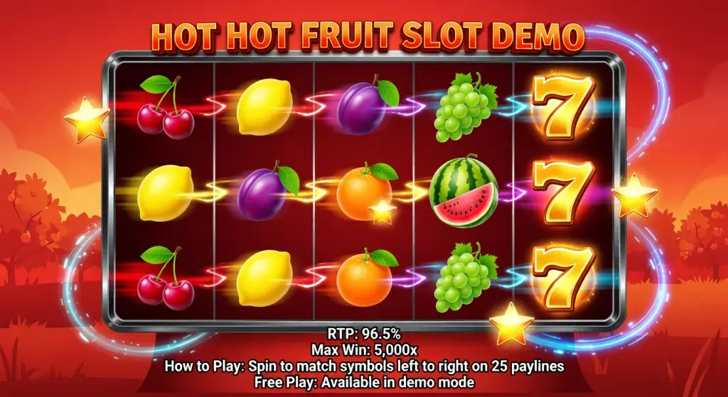 Hot Hot Fruit Slot Demo | RTP, Max Win, How to Play & Free Play